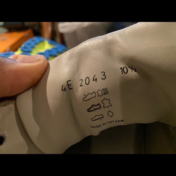 PRADA AMERICAS CUP SNEAKERS OLIVE SUEDE/MESH LOGO TONGUE/HEEL/INSOLE 10.5 EXCELL - Picture 16 of 16